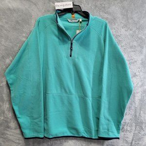 Peter Millar Men's Lily Pad Thermal Flow Micro Fleece Half-Zip 2XL MF22EZ38